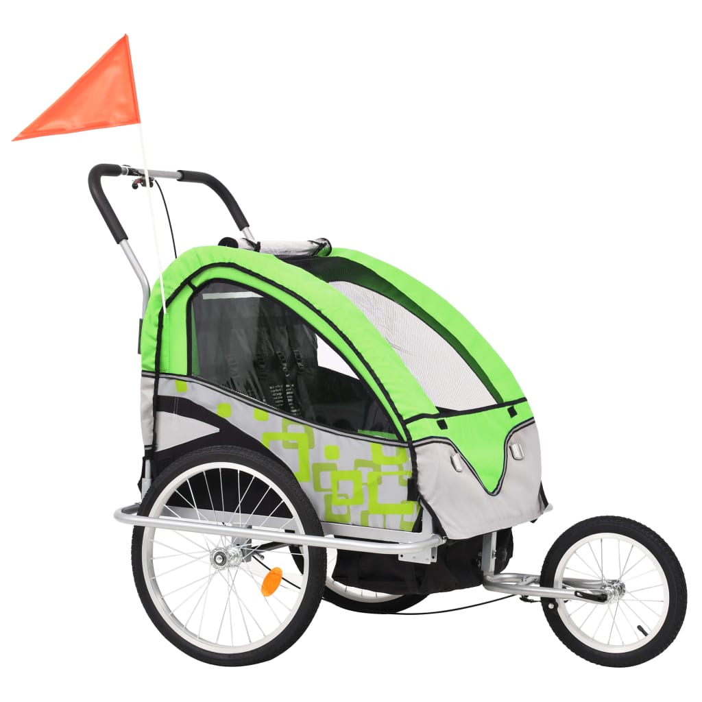 2-in-1 Kids' Bicycle Trailer & Stroller 40kg Capacity