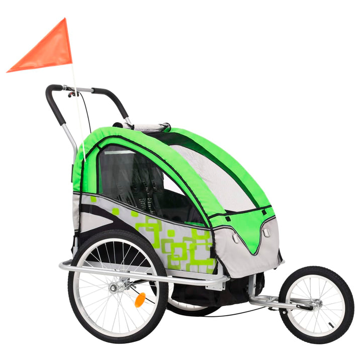 2-in-1 Kids' Bicycle Trailer & Stroller 40kg Capacity
