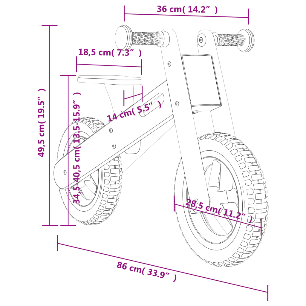 Balance Bike for Children-vidaXL-Yes Bebe