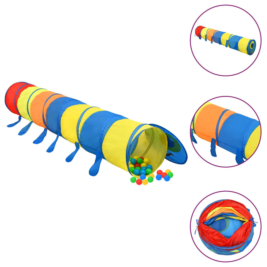 Children Play Tunnel Multicolour 245 cm Polyester-vidaXL-Yes Bebe