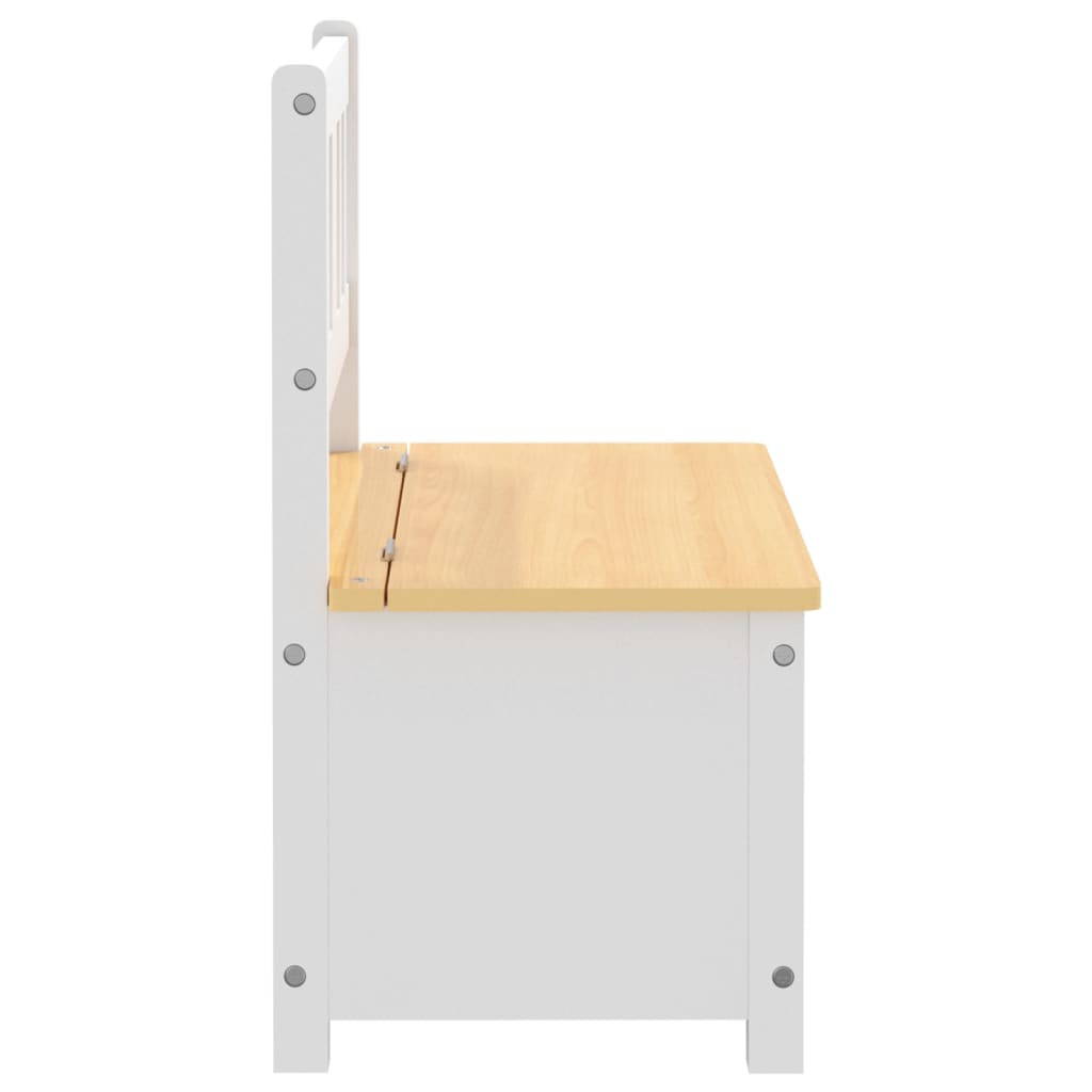 Children Storage Bench White and Beige 60x30x55 cm MDF-vidaXL-Yes Bebe