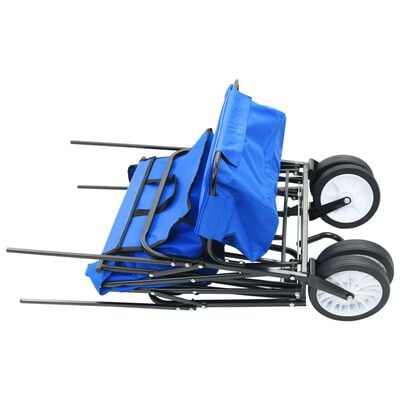 Folding Hand Trolley with Canopy-Trolleys-vidaXL-Yes Bebe
