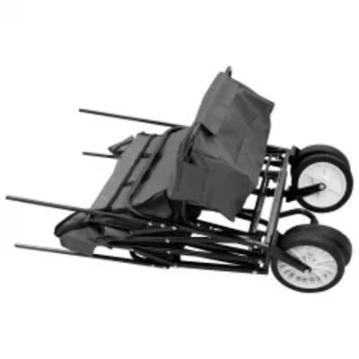 Folding Hand Trolley with Canopy-Trolleys-vidaXL-Yes Bebe