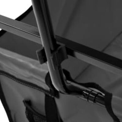 Folding Hand Trolley with Canopy-Trolleys-vidaXL-Yes Bebe