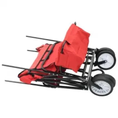 Folding Hand Trolley with Canopy-Trolleys-vidaXL-Yes Bebe