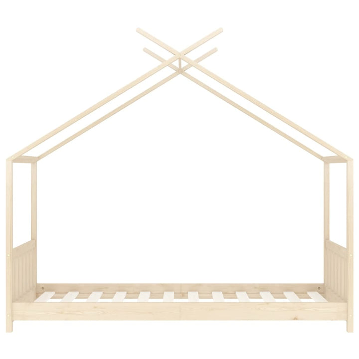 Kids Bed Frame Solid Pine Wood-Beds & Bed Frames-vidaXL-Yes Bebe