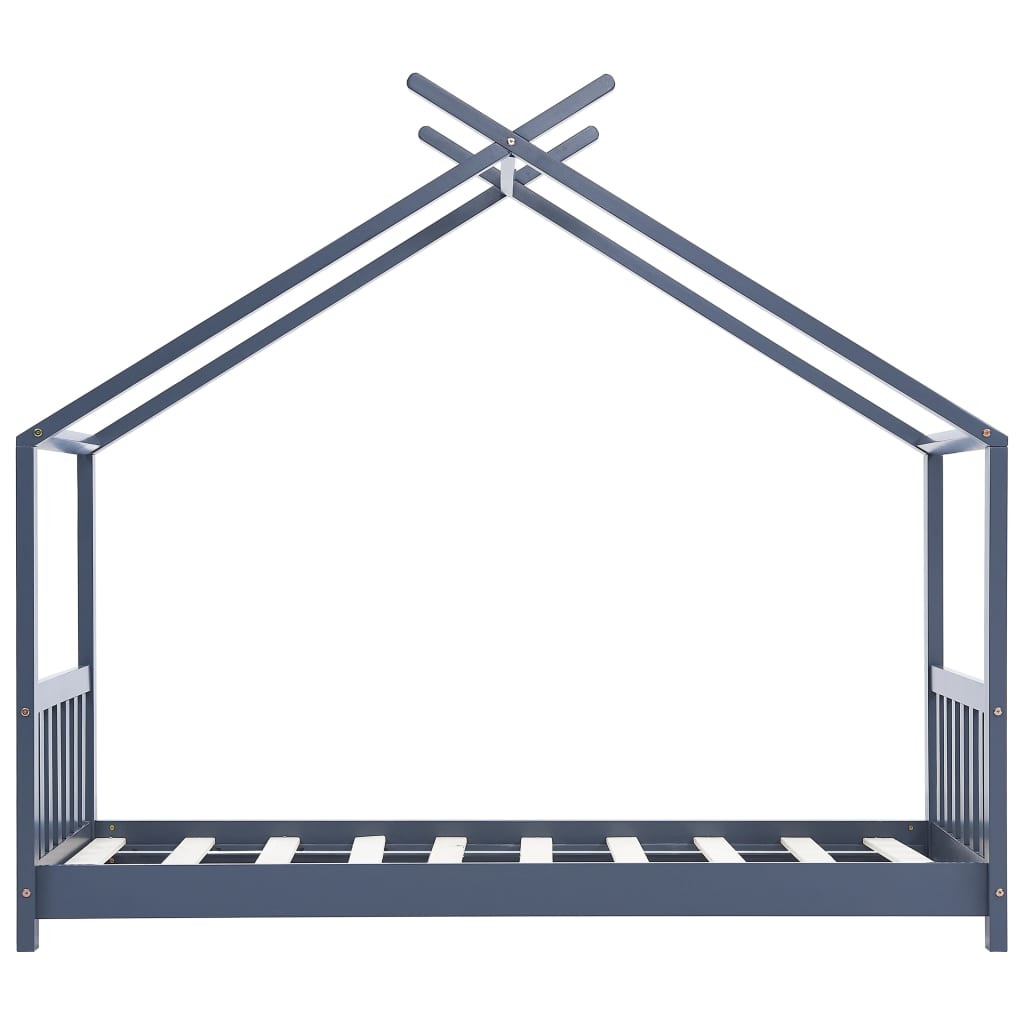 Kids Bed Frame Solid Pine Wood-Beds & Bed Frames-vidaXL-Yes Bebe