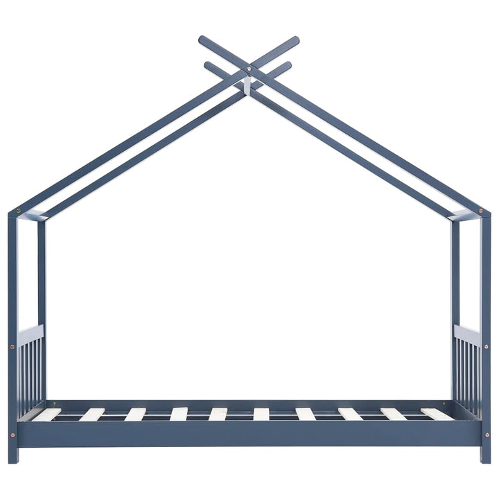 Kids Bed Frame Solid Pine Wood-Beds & Bed Frames-vidaXL-Yes Bebe