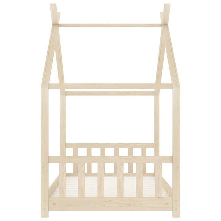 Kids Bed Frame Solid Pine Wood-Beds & Bed Frames-vidaXL-Yes Bebe