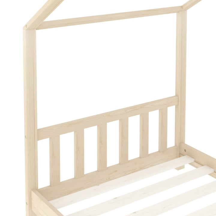 Kids Bed Frame Solid Pine Wood-Beds & Bed Frames-vidaXL-Yes Bebe