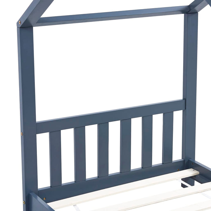 Kids Bed Frame Solid Pine Wood-Beds & Bed Frames-vidaXL-Yes Bebe