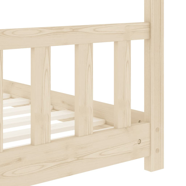 Kids Bed Frame Solid Pine Wood-Beds & Bed Frames-vidaXL-Yes Bebe