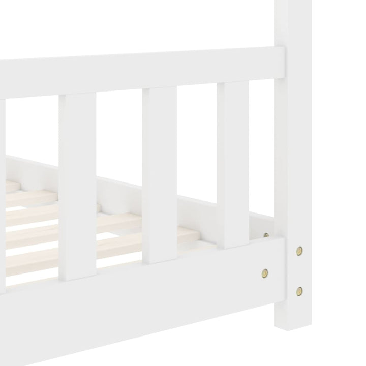 Kids Bed Frame Solid Pine Wood-Beds & Bed Frames-vidaXL-Yes Bebe