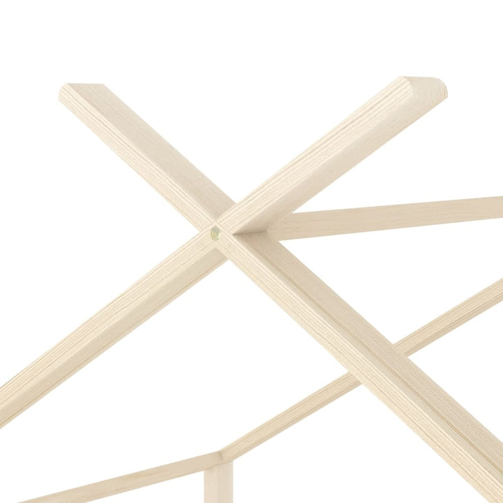 Kids Bed Frame Solid Pine Wood-Beds & Bed Frames-vidaXL-Yes Bebe
