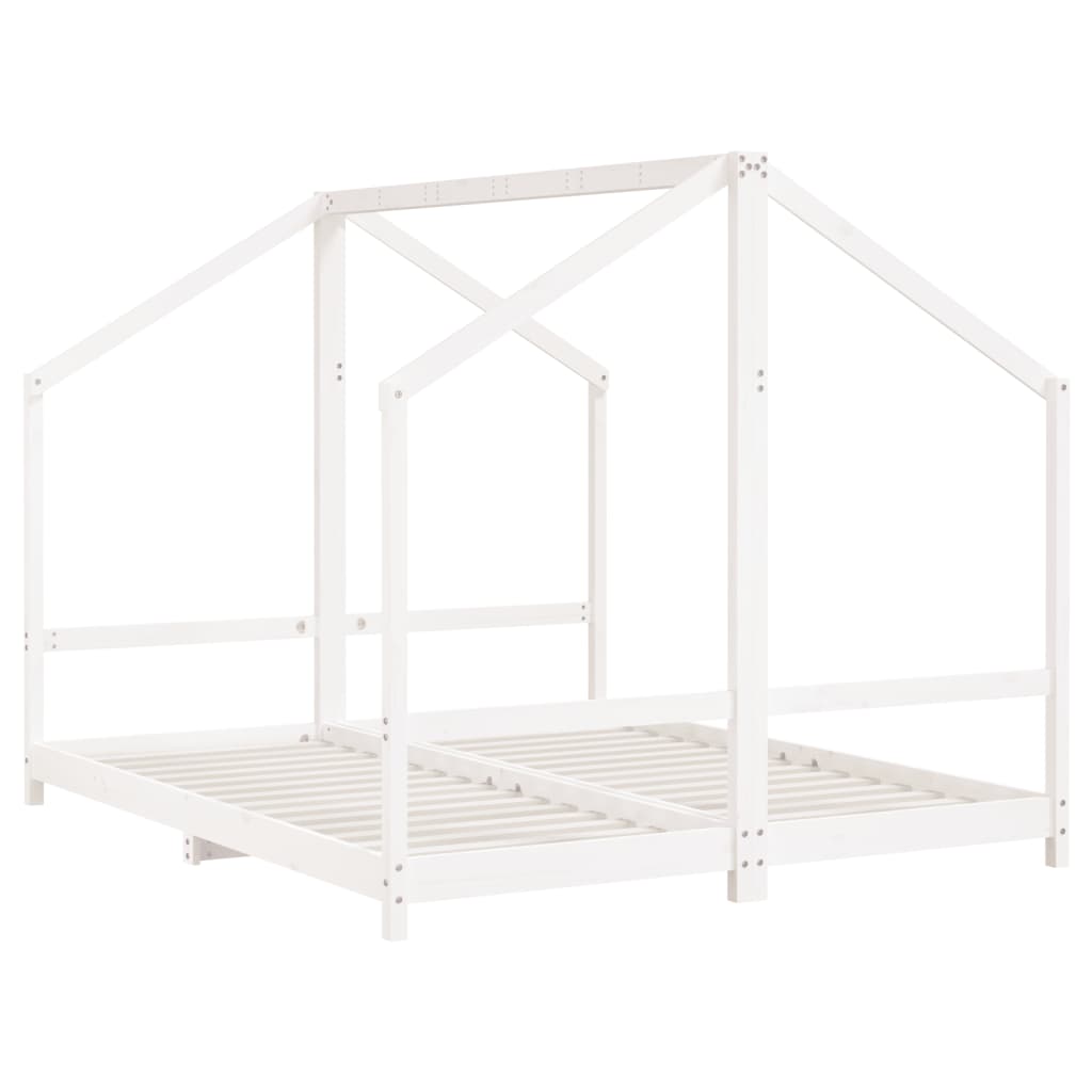 Kids Double Bed Frame Solid Wood Pine-vidaXL-Yes Bebe