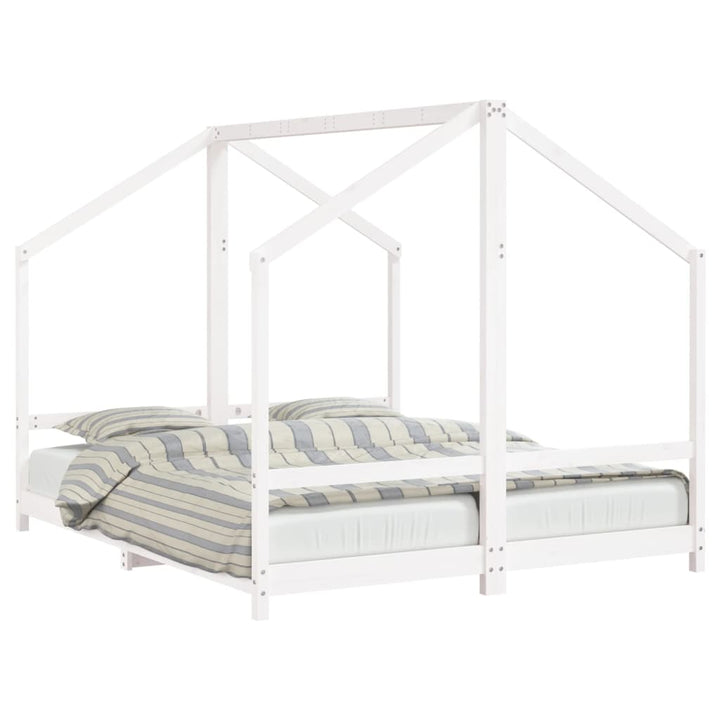 Kids Double Bed Frame Solid Wood Pine-vidaXL-Yes Bebe