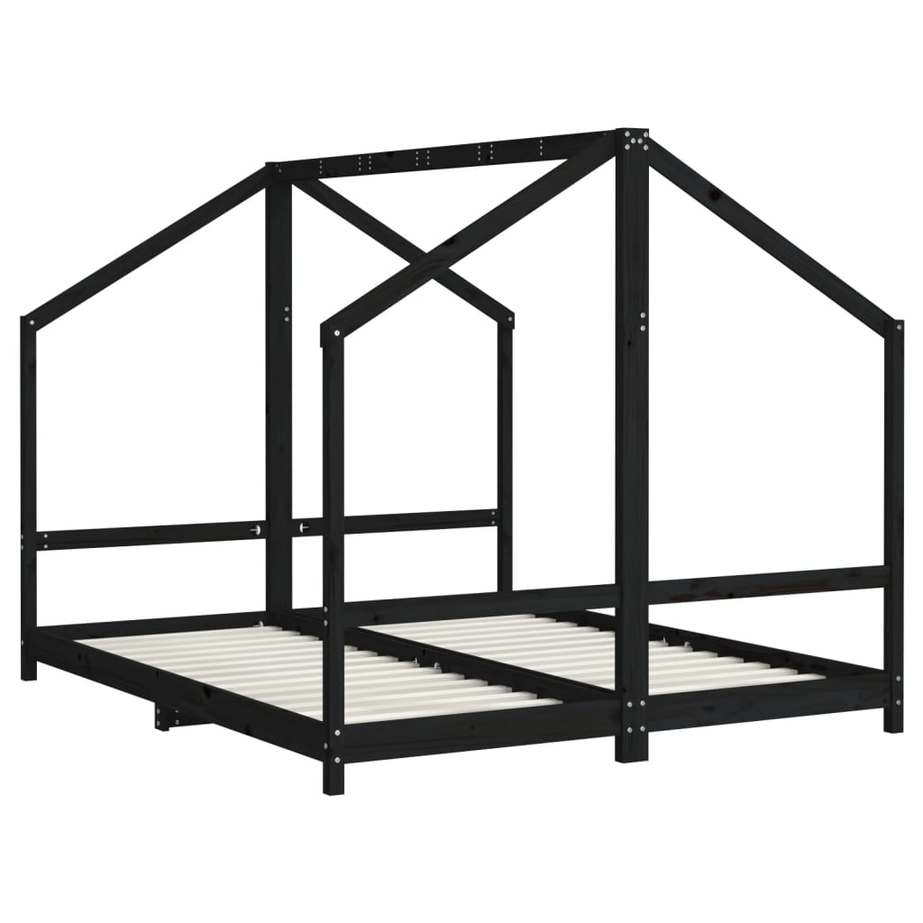 Kids Double Bed Frame Solid Wood Pine-vidaXL-Yes Bebe