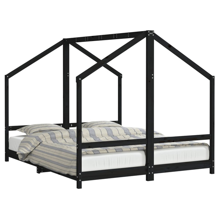 Kids Double Bed Frame Solid Wood Pine-vidaXL-Yes Bebe