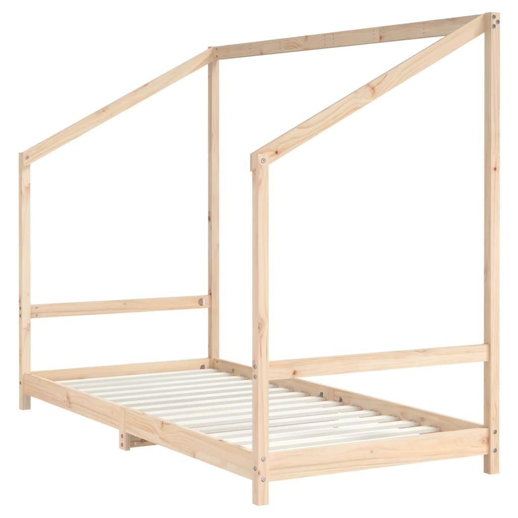 Kids Double Bed Frame Solid Wood Pine-vidaXL-Yes Bebe