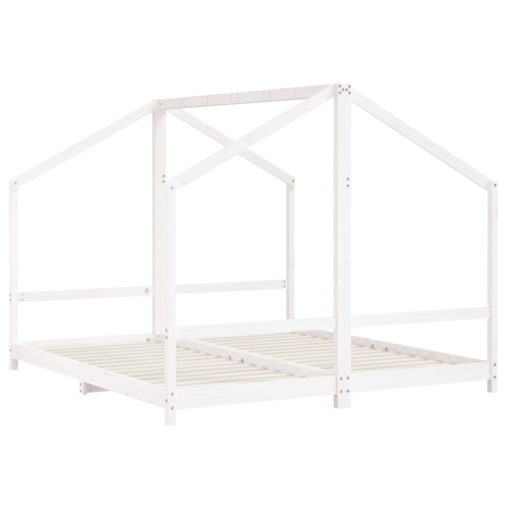 Kids Double Bed Frame Solid Wood Pine-vidaXL-Yes Bebe
