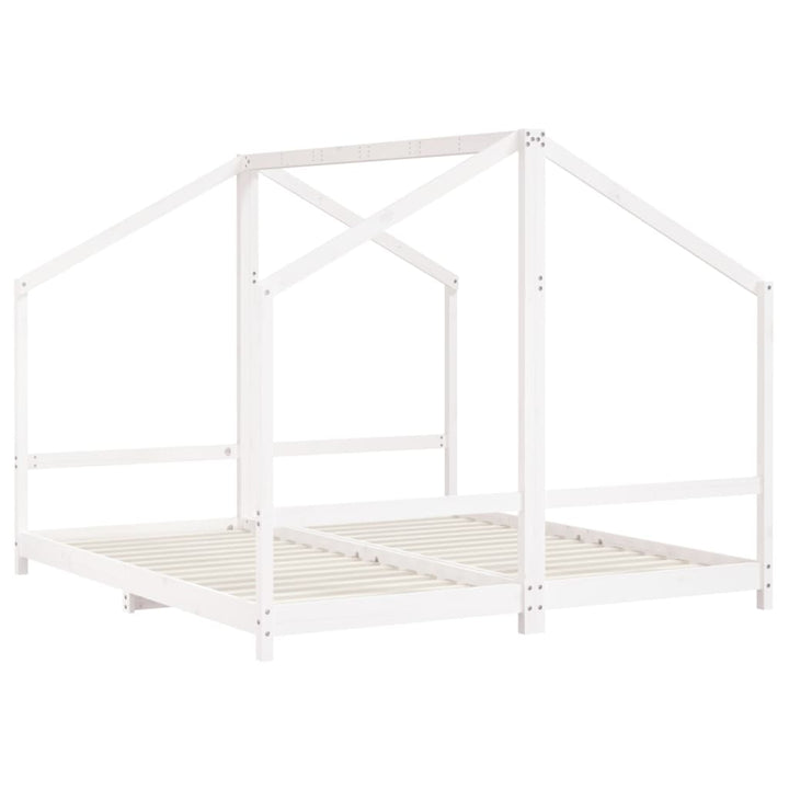 Kids Double Bed Frame Solid Wood Pine-vidaXL-Yes Bebe