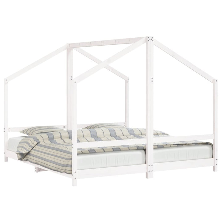 Kids Double Bed Frame Solid Wood Pine-vidaXL-Yes Bebe