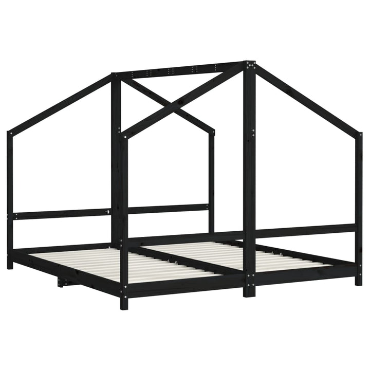 Kids Double Bed Frame Solid Wood Pine-vidaXL-Yes Bebe