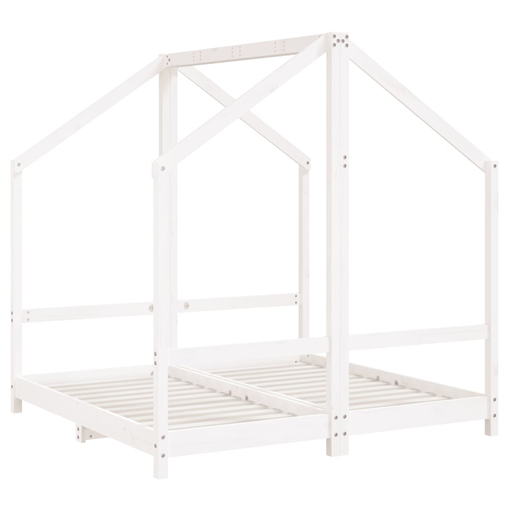 Kids Double Bed Frame Solid Wood Pine-vidaXL-Yes Bebe