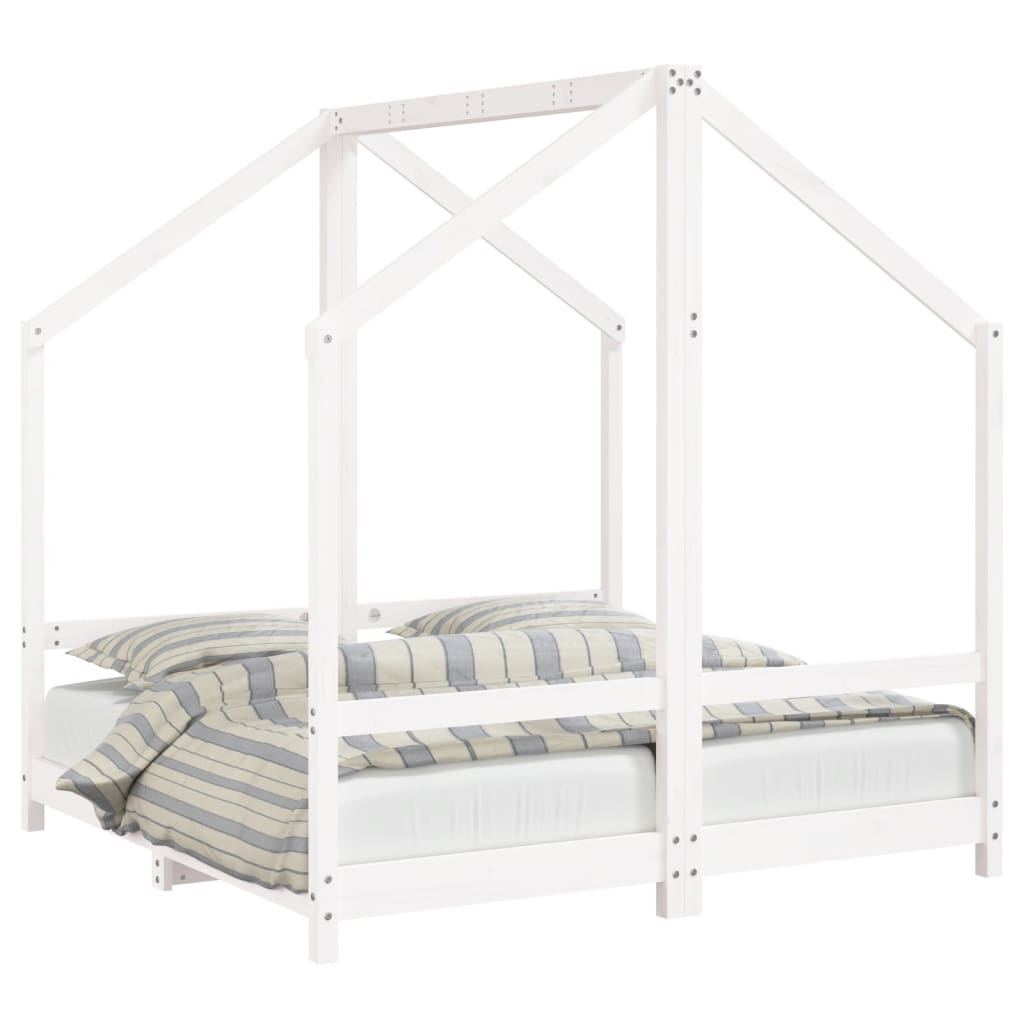 Kids Double Bed Frame Solid Wood Pine-vidaXL-Yes Bebe