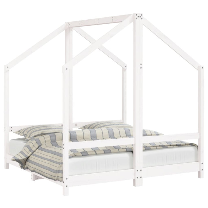 Kids Double Bed Frame Solid Wood Pine-vidaXL-Yes Bebe