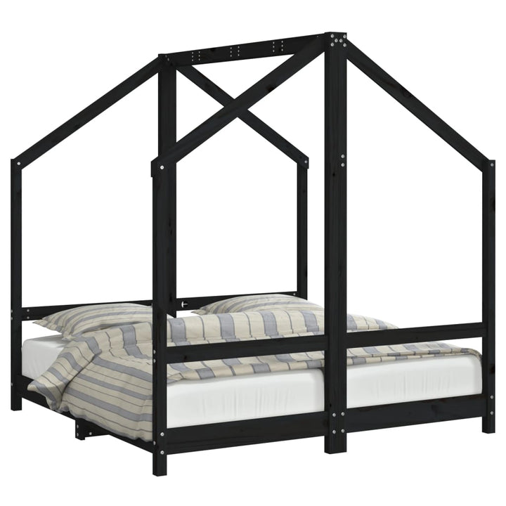 Kids Double Bed Frame Solid Wood Pine-vidaXL-Yes Bebe