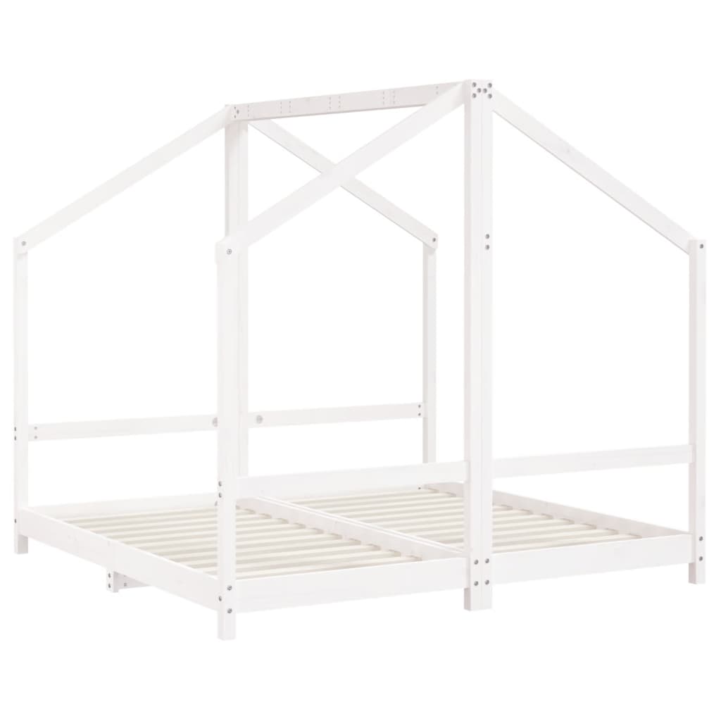 Kids Double Bed Frame Solid Wood Pine-vidaXL-Yes Bebe