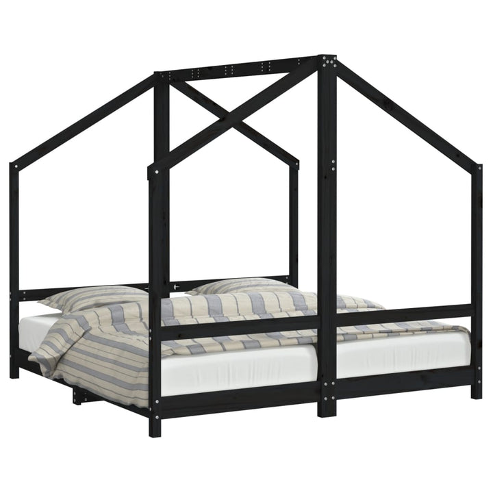 Kids Double Bed Frame Solid Wood Pine-vidaXL-Yes Bebe