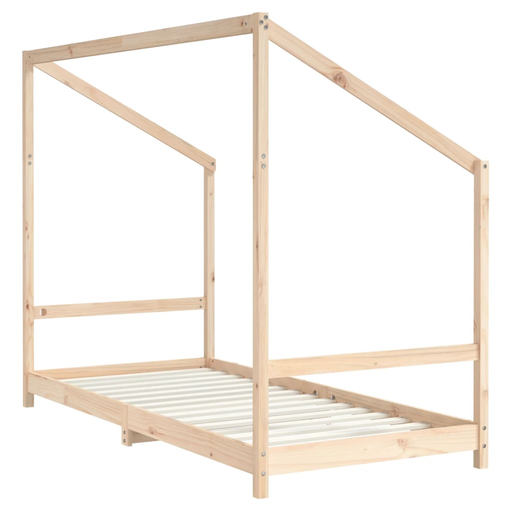 Kids Double Bed Frame Solid Wood Pine-vidaXL-Yes Bebe