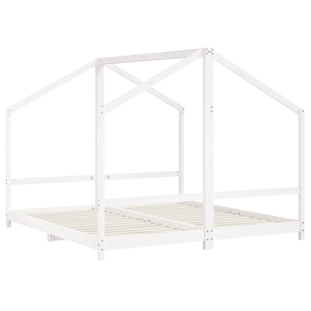 Kids Double Bed Frame Solid Wood Pine-vidaXL-Yes Bebe