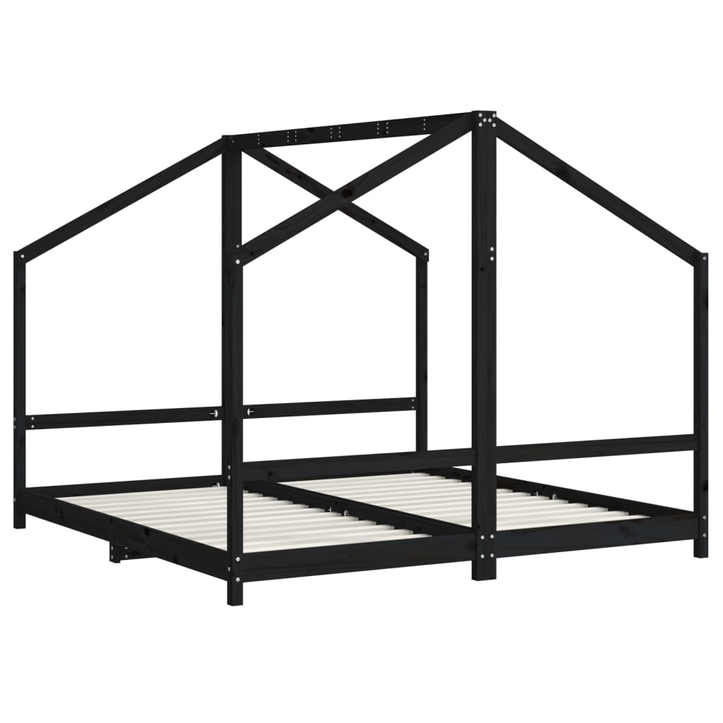 Kids Double Bed Frame Solid Wood Pine-vidaXL-Yes Bebe