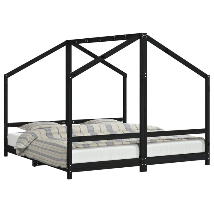 Kids Double Bed Frame Solid Wood Pine-vidaXL-Yes Bebe