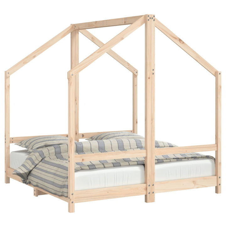 Kids Double Bed Frame Solid Wood Pine-vidaXL-Yes Bebe