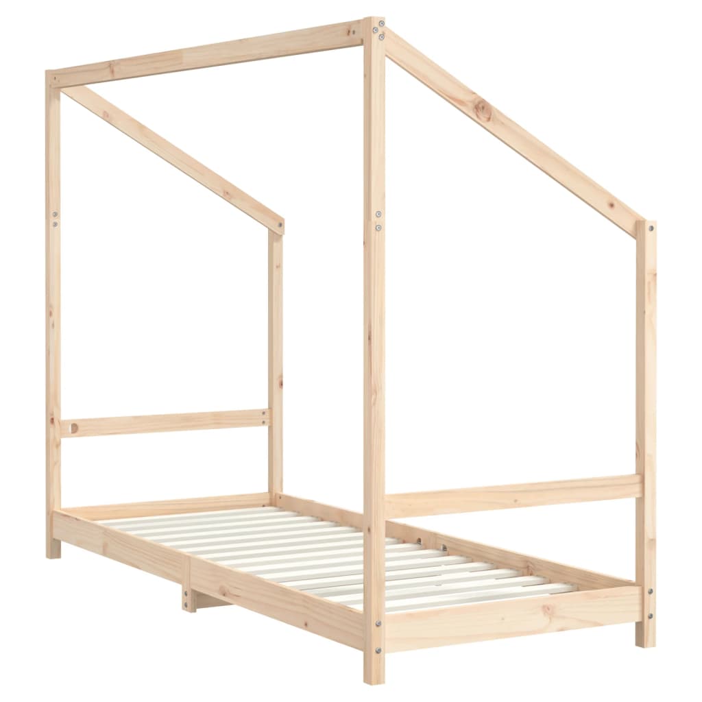 Kids Double Bed Frame Solid Wood Pine-vidaXL-Yes Bebe