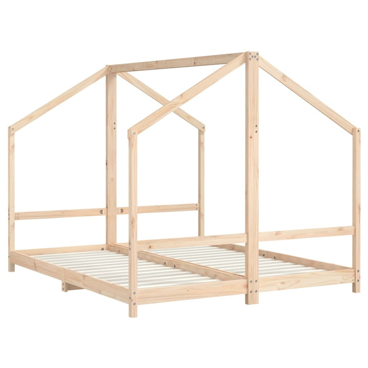 Kids Double Bed Frame Solid Wood Pine-vidaXL-Yes Bebe