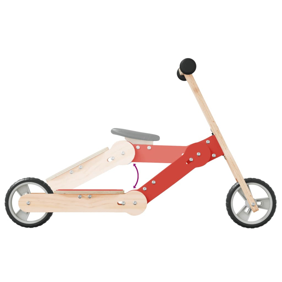 Kids Scooter 2-in-1-vidaXL-Red-Yes Bebe