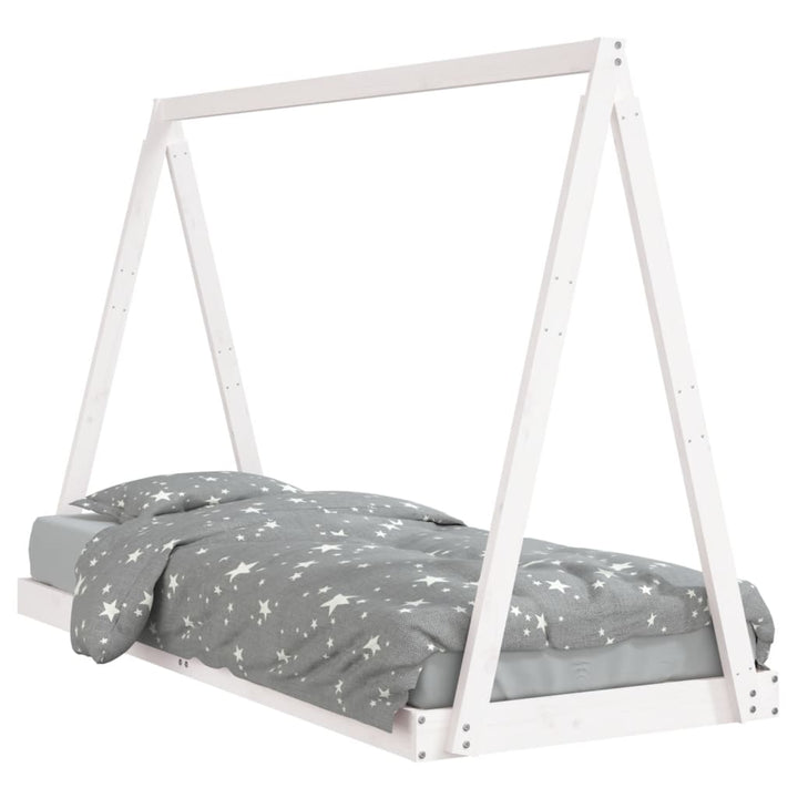 Kids Solid Wood Pine Bed Frame-Beds & Bed Frames-vidaXL-Yes Bebe