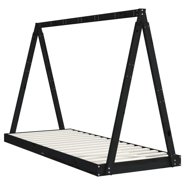 Kids Solid Wood Pine Bed Frame-Beds & Bed Frames-vidaXL-Yes Bebe