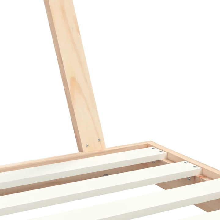 Kids Solid Wood Pine Bed Frame-Beds & Bed Frames-vidaXL-Yes Bebe