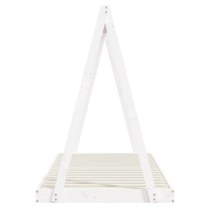 Kids Solid Wood Pine Bed Frame-Beds & Bed Frames-vidaXL-Yes Bebe