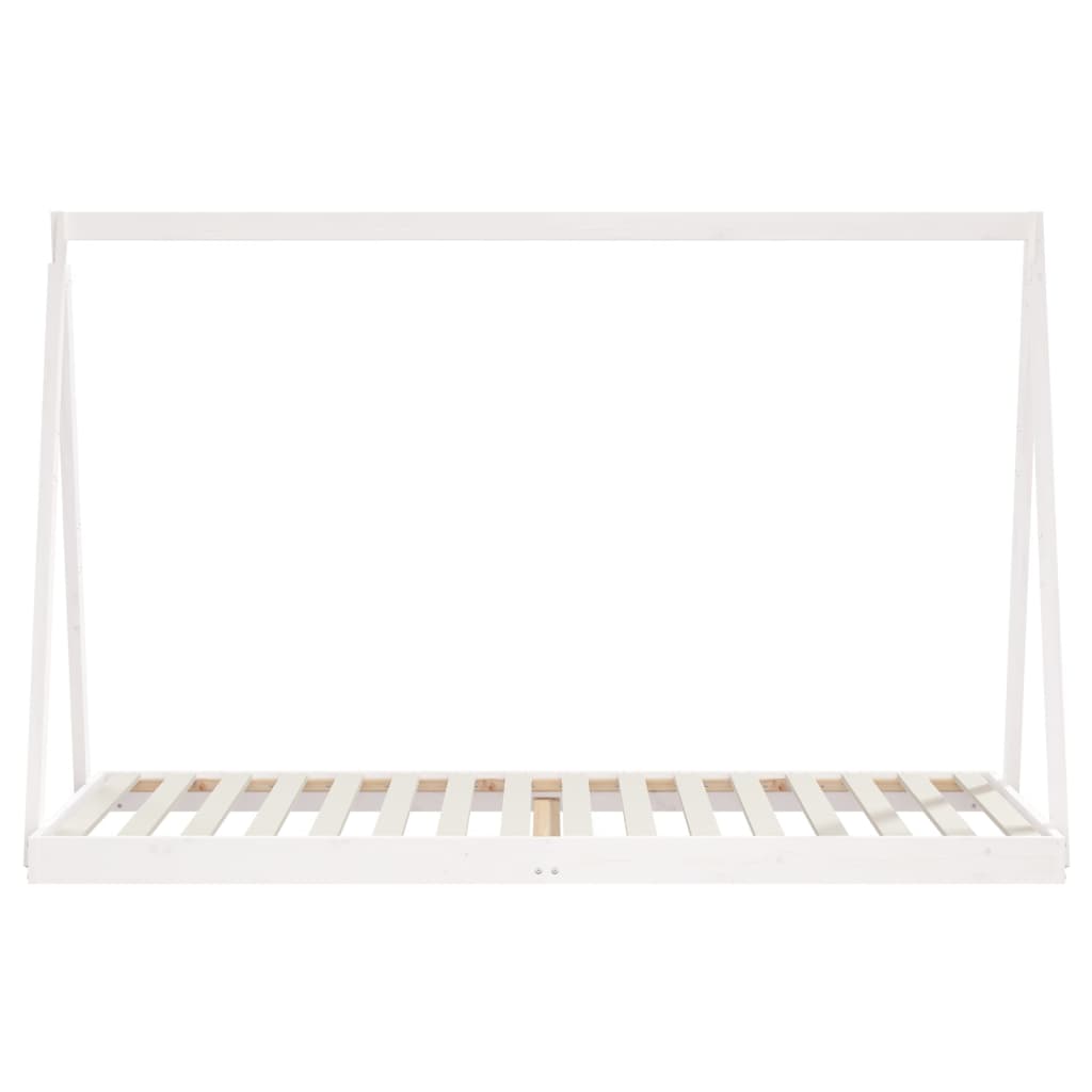 Kids Solid Wood Pine Bed Frame-Beds & Bed Frames-vidaXL-Yes Bebe