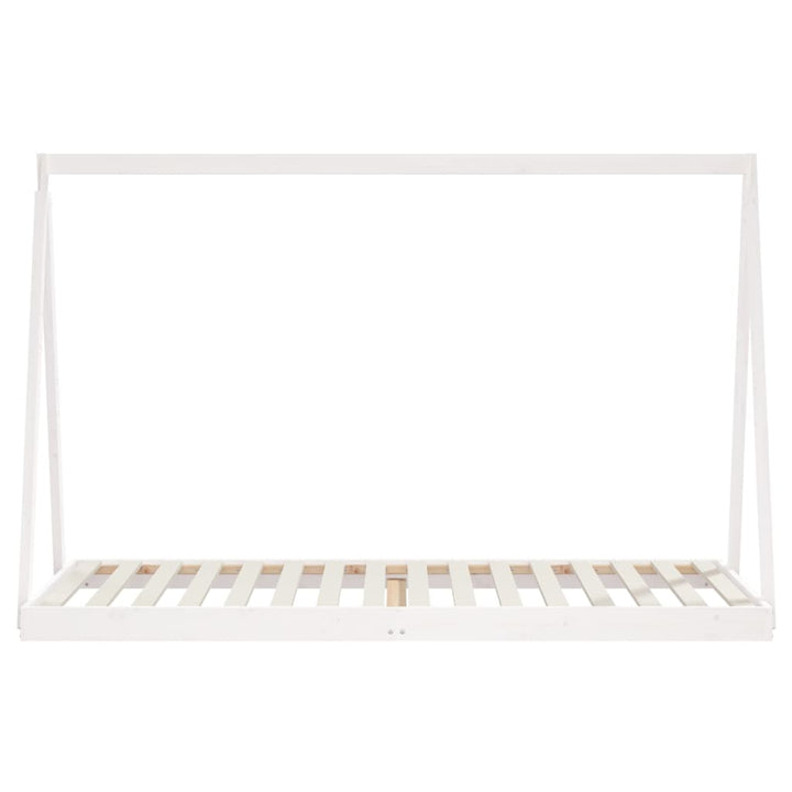 Kids Solid Wood Pine Bed Frame-Beds & Bed Frames-vidaXL-Yes Bebe