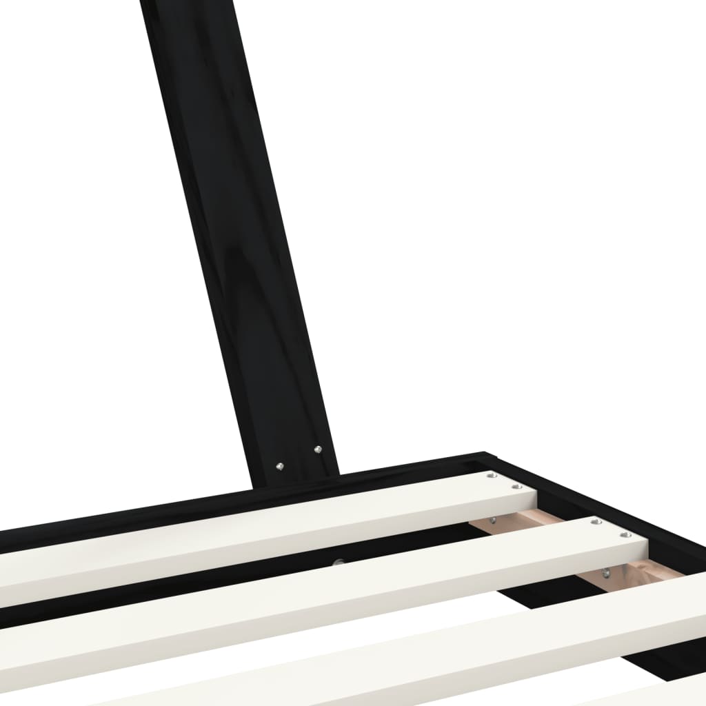 Kids Solid Wood Pine Bed Frame-Beds & Bed Frames-vidaXL-Yes Bebe