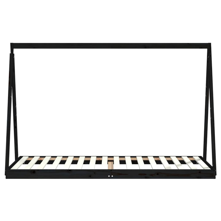 Kids Solid Wood Pine Bed Frame-Beds & Bed Frames-vidaXL-Yes Bebe