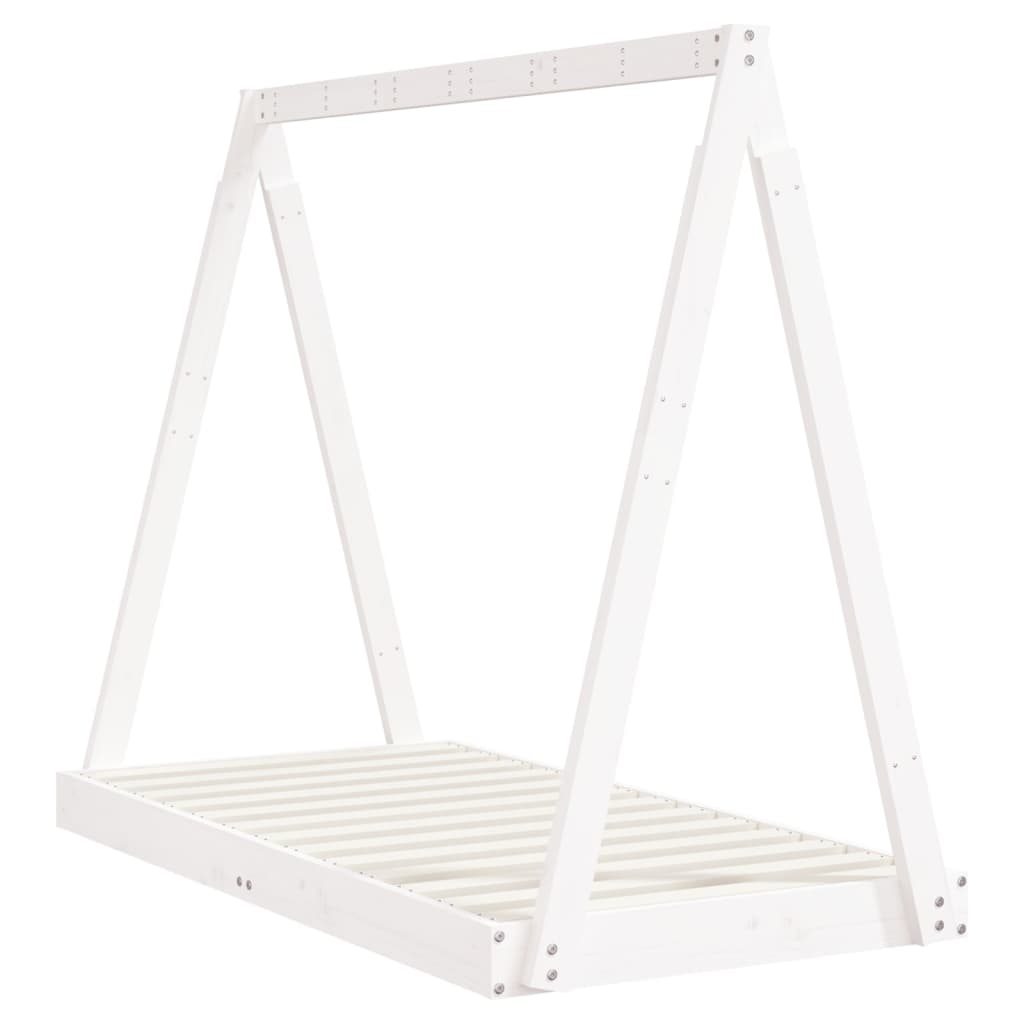 Kids Solid Wood Pine Bed Frame-Beds & Bed Frames-vidaXL-Yes Bebe